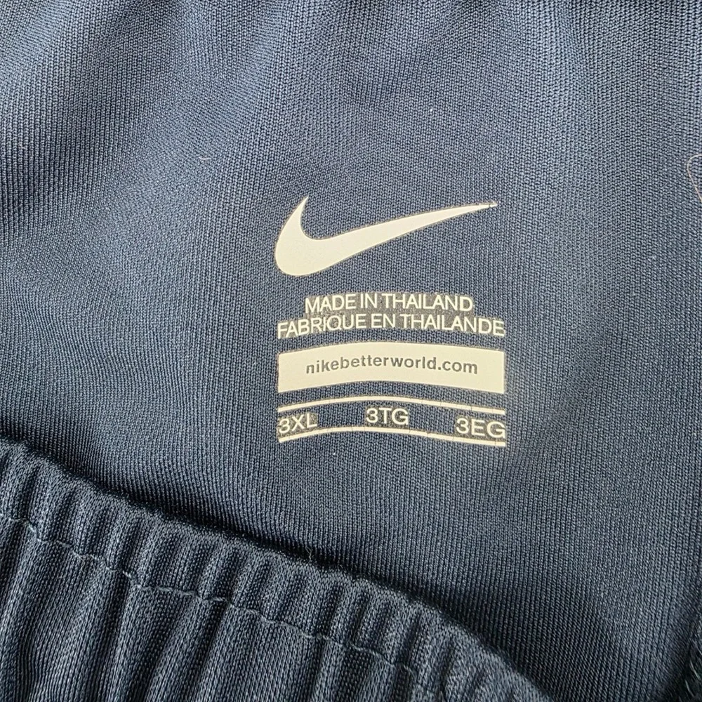Nike Academy Soccer‎ Training Pants Mens 3XL Navy Blue Grey Stripe Gym Running